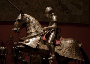 Large Print Sale On Lorraine Devon Wilke Photograph Knight And Horse In Armor